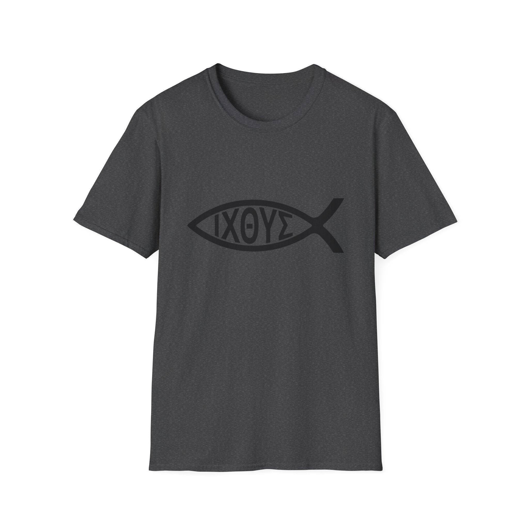 Christian Ichthys Fish T‑Shirt — IXΘΥΣ Symbol Faith Tee