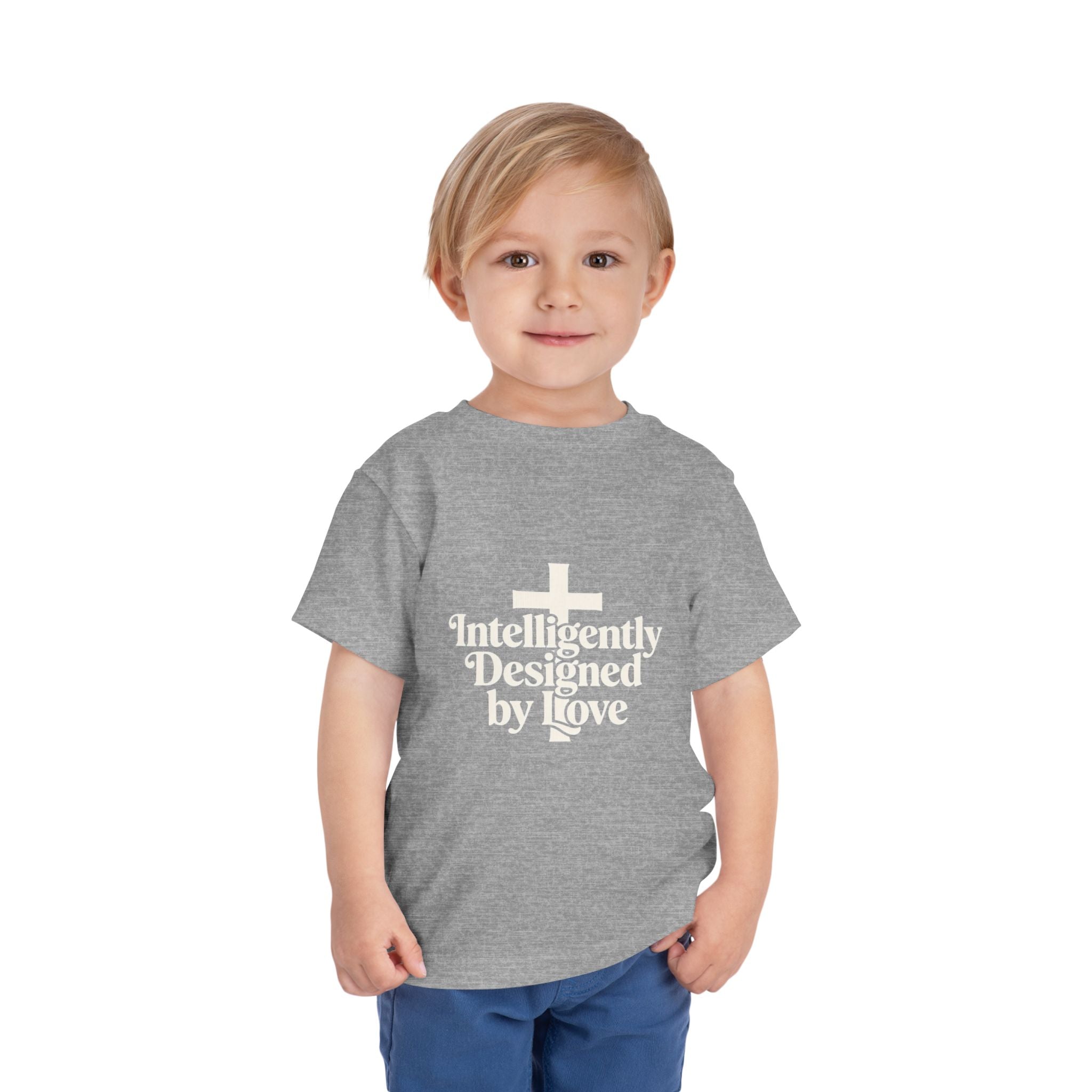 Toddler Tee — "Intelligently Designed by Love" Toddler Shirt
