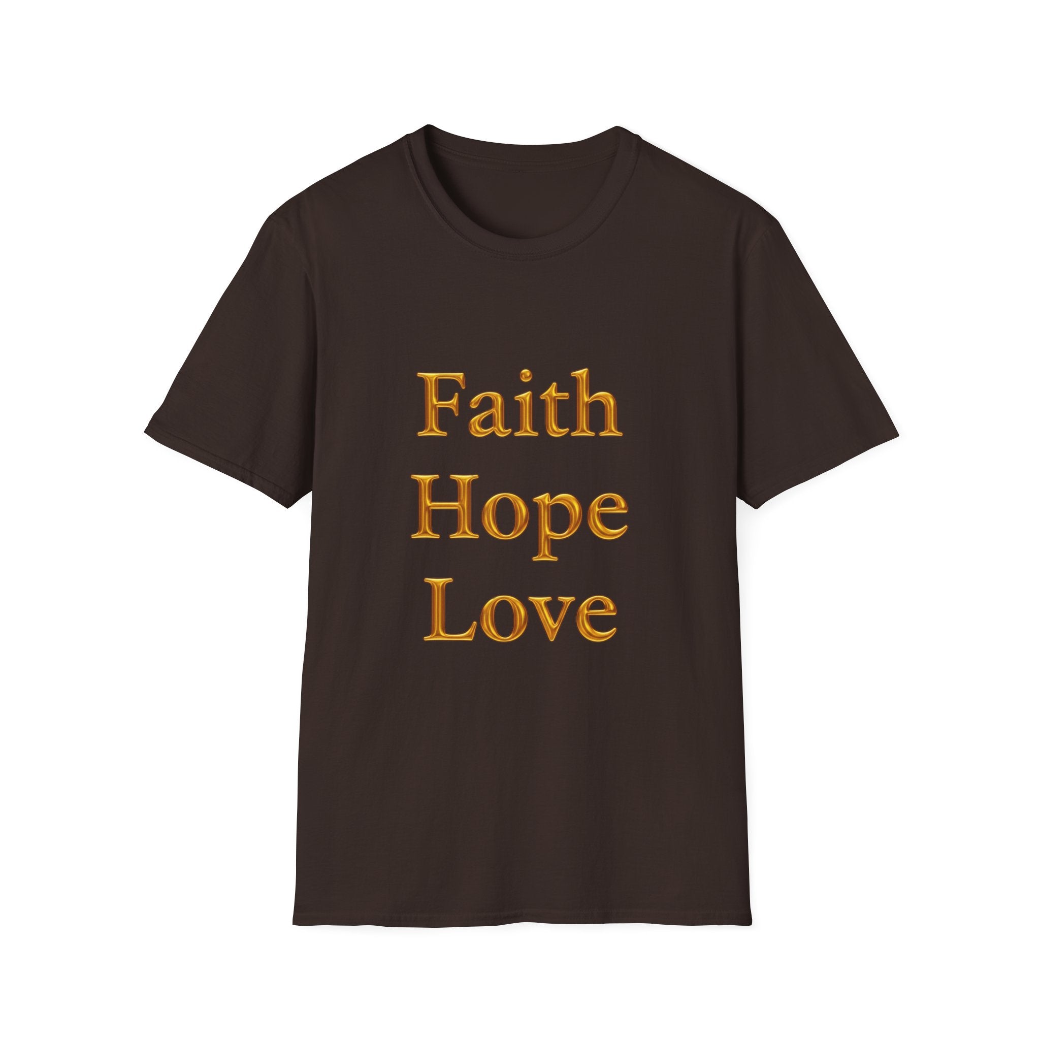Faith Hope Love T-Shirt — Inspirational Christian Tee