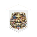 America 250 Semper Fidelis Pennant Banner — In God We Trust Patriotic Wall Flag