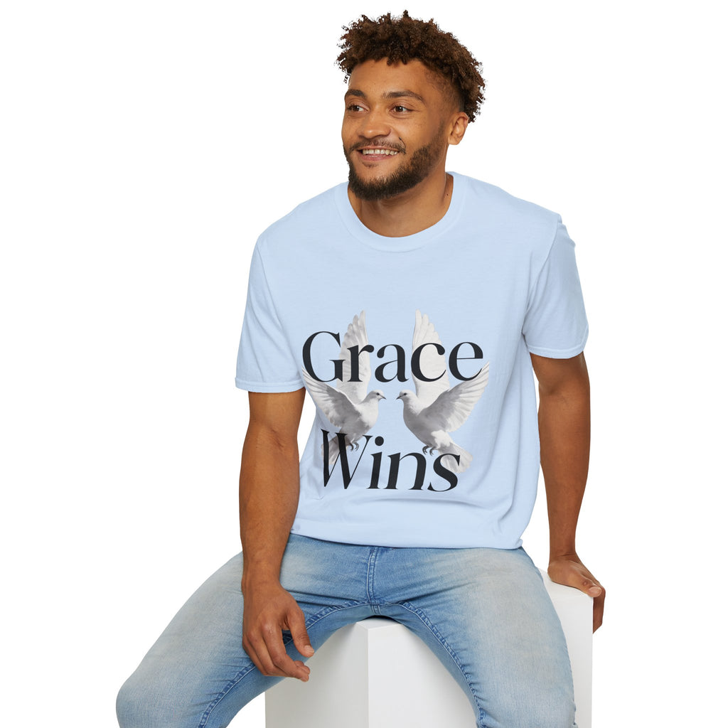 Grace Wins Doves Inspirational faith shirt