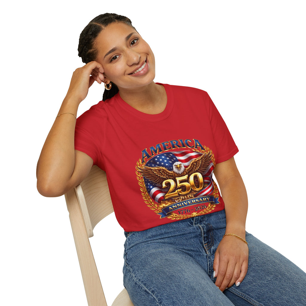 America 250th Anniversary T-Shirt — 1776–2026 Patriotic Eagle Tee