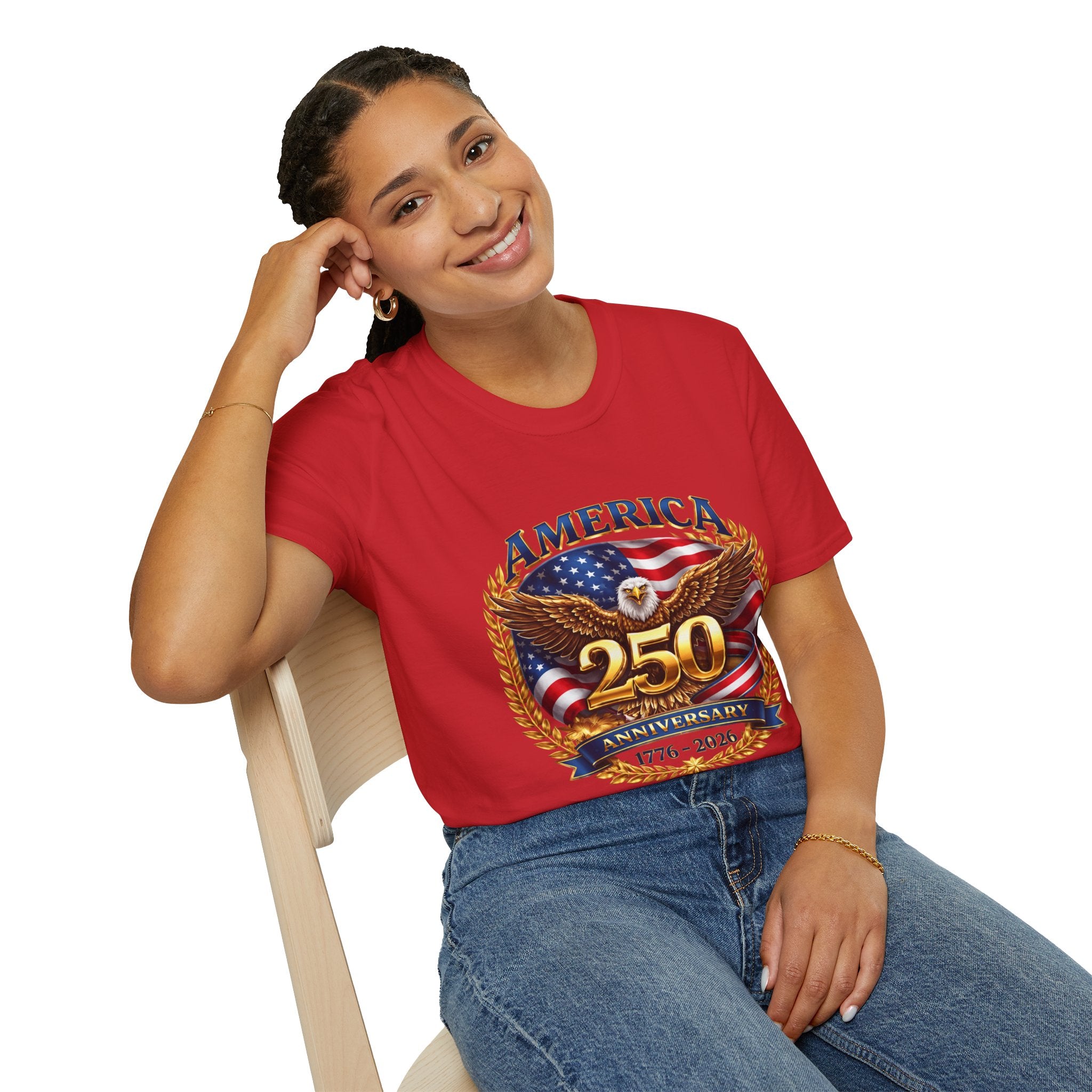 America 250th Anniversary T-Shirt — 1776–2026 Patriotic Eagle Tee