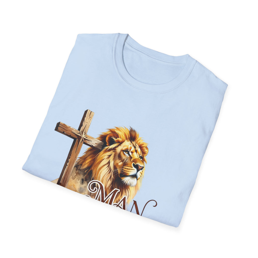 Man of Faith T-Shirt — Lion & Cross Christian Faith Tee