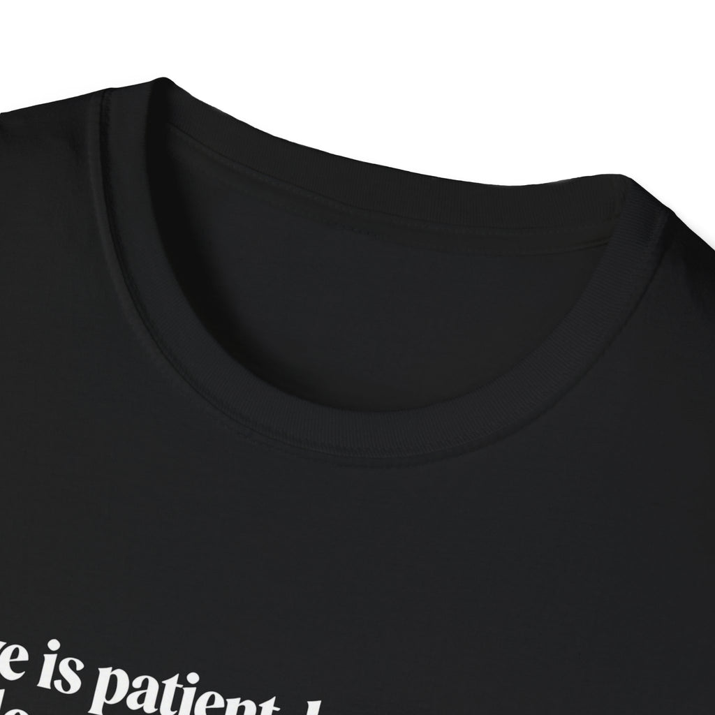 Love Is Patient Tee — 1 Corinthians 13 Inspirational Christian T-Shirt