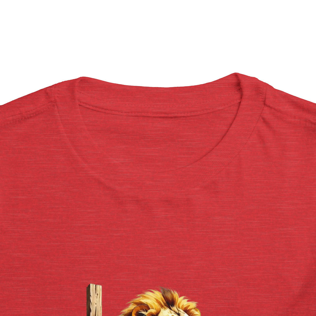 Child of Faith Toddler Tee — Lion & Cross Christian Kids Shirt