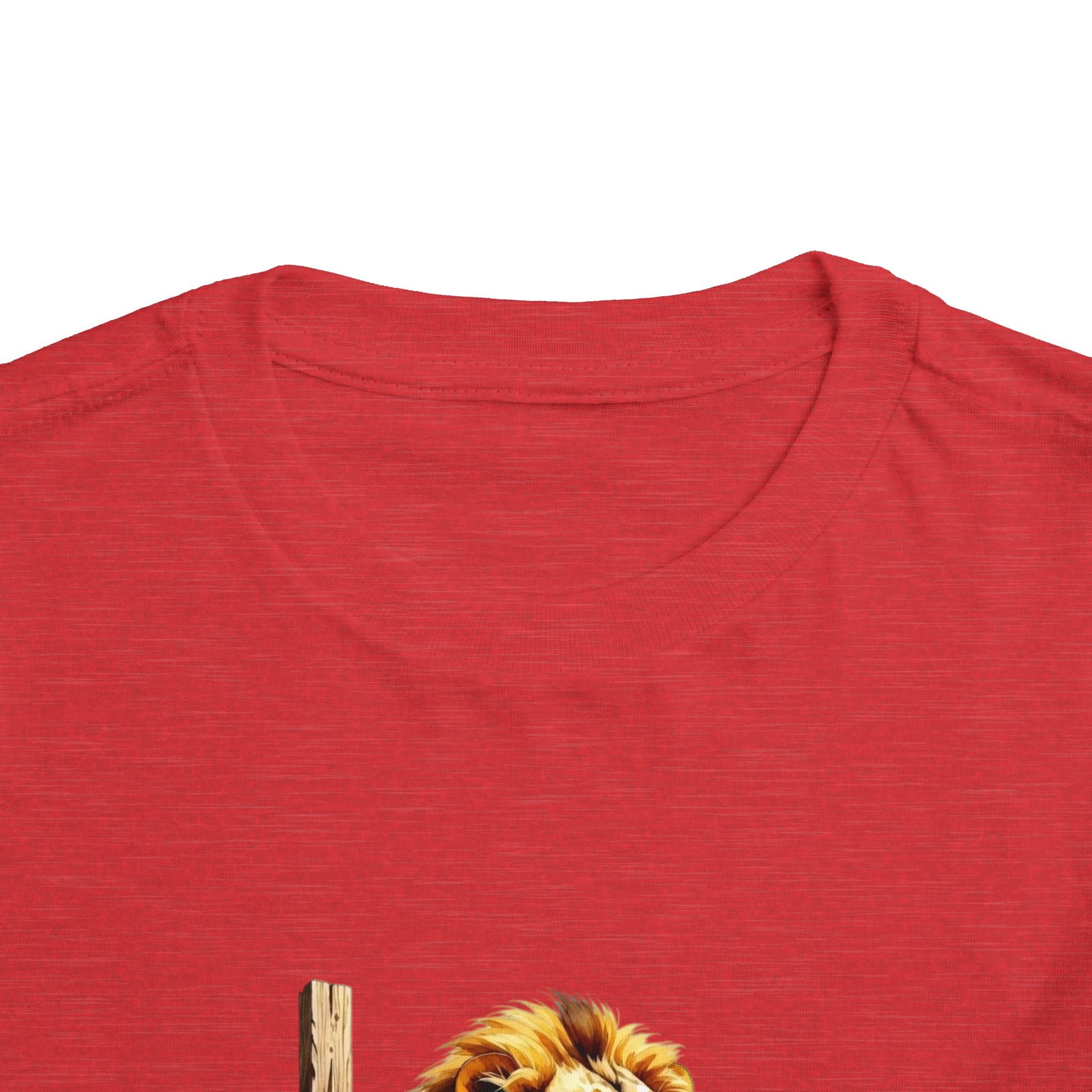 Child of Faith Toddler Tee — Lion & Cross Christian Kids Shirt