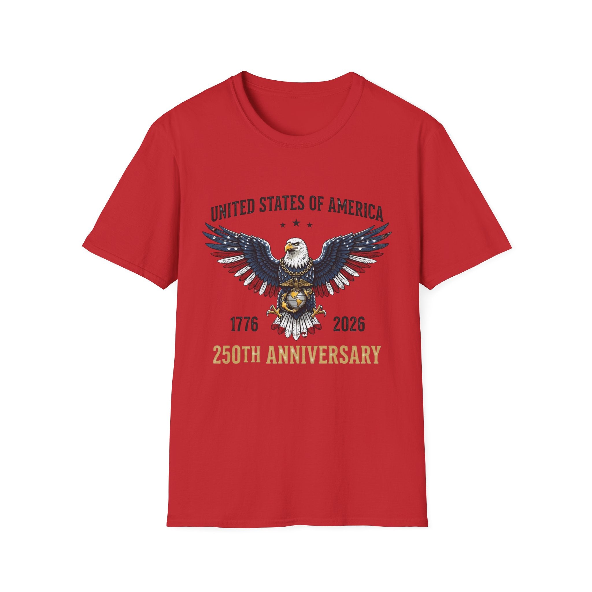United States of America Eagle T-Shirt — 250th Anniversary 1776–2026 Patriotic Tee