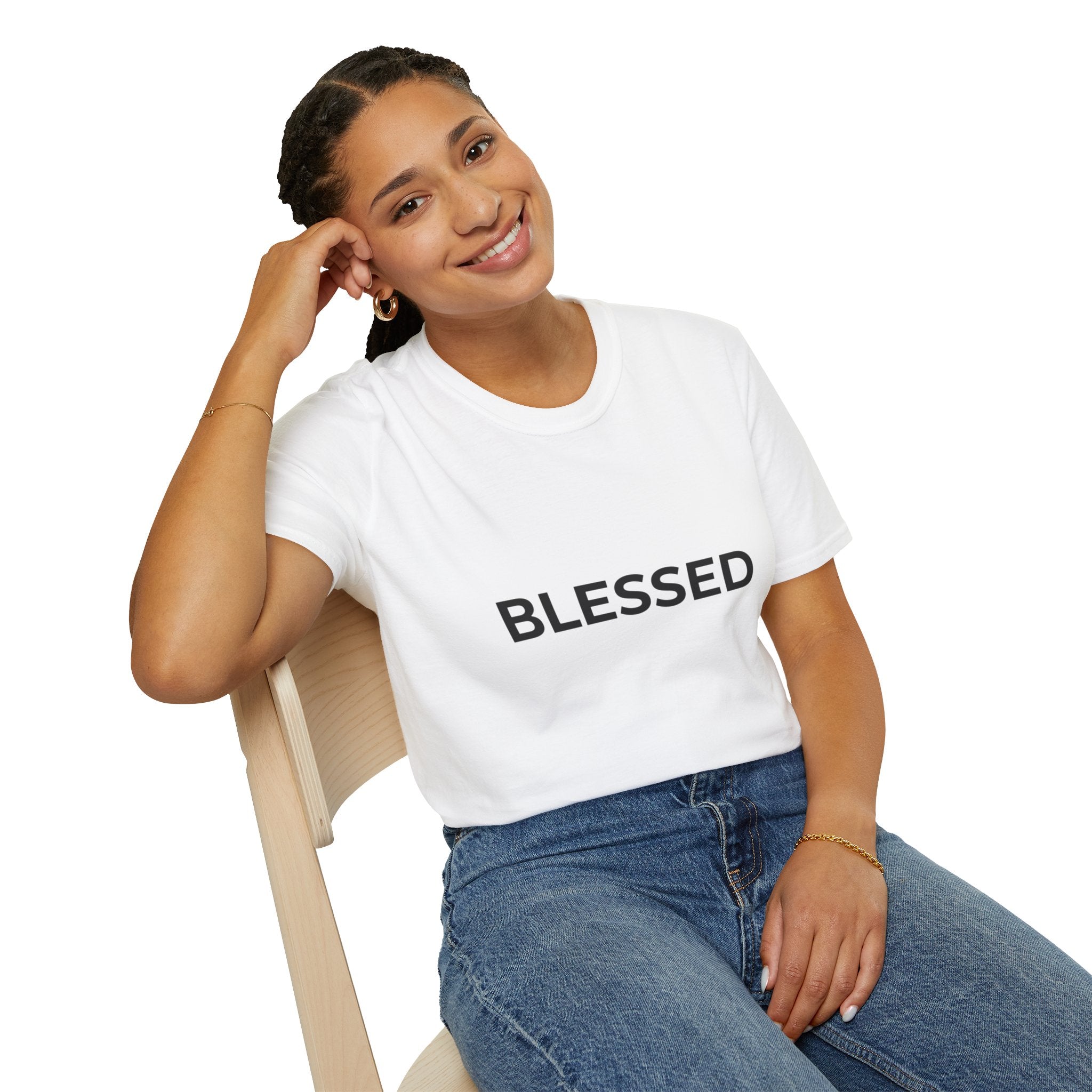 Blessed T-Shirt — Minimal Faith Graphic Tee