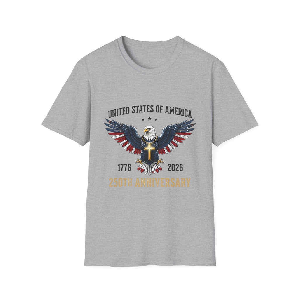 American Eagle Graphic T-Shirt — United States of America 1776–2026 Patriotic Tee