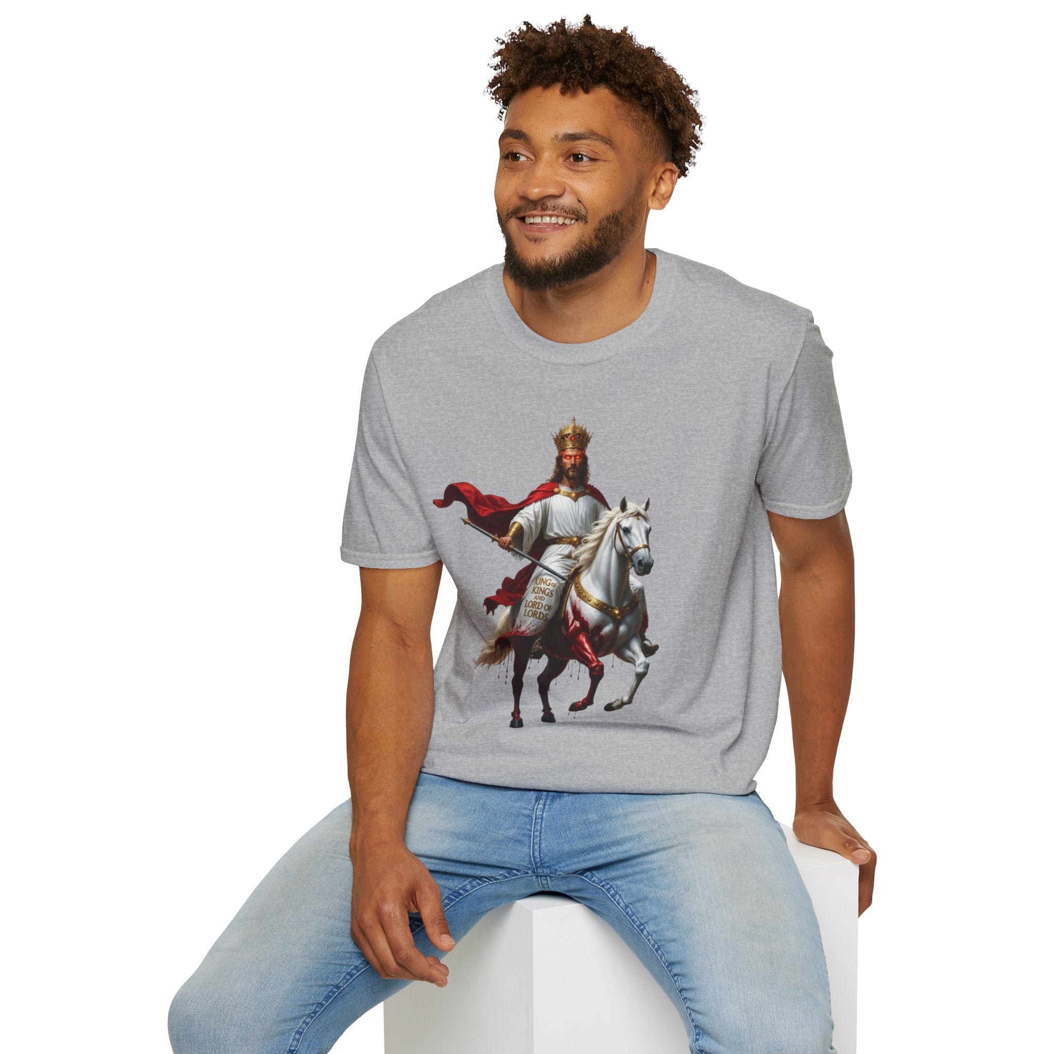 Jesus on a White Horse T-Shirt — Regal Historical Graphic Tee
