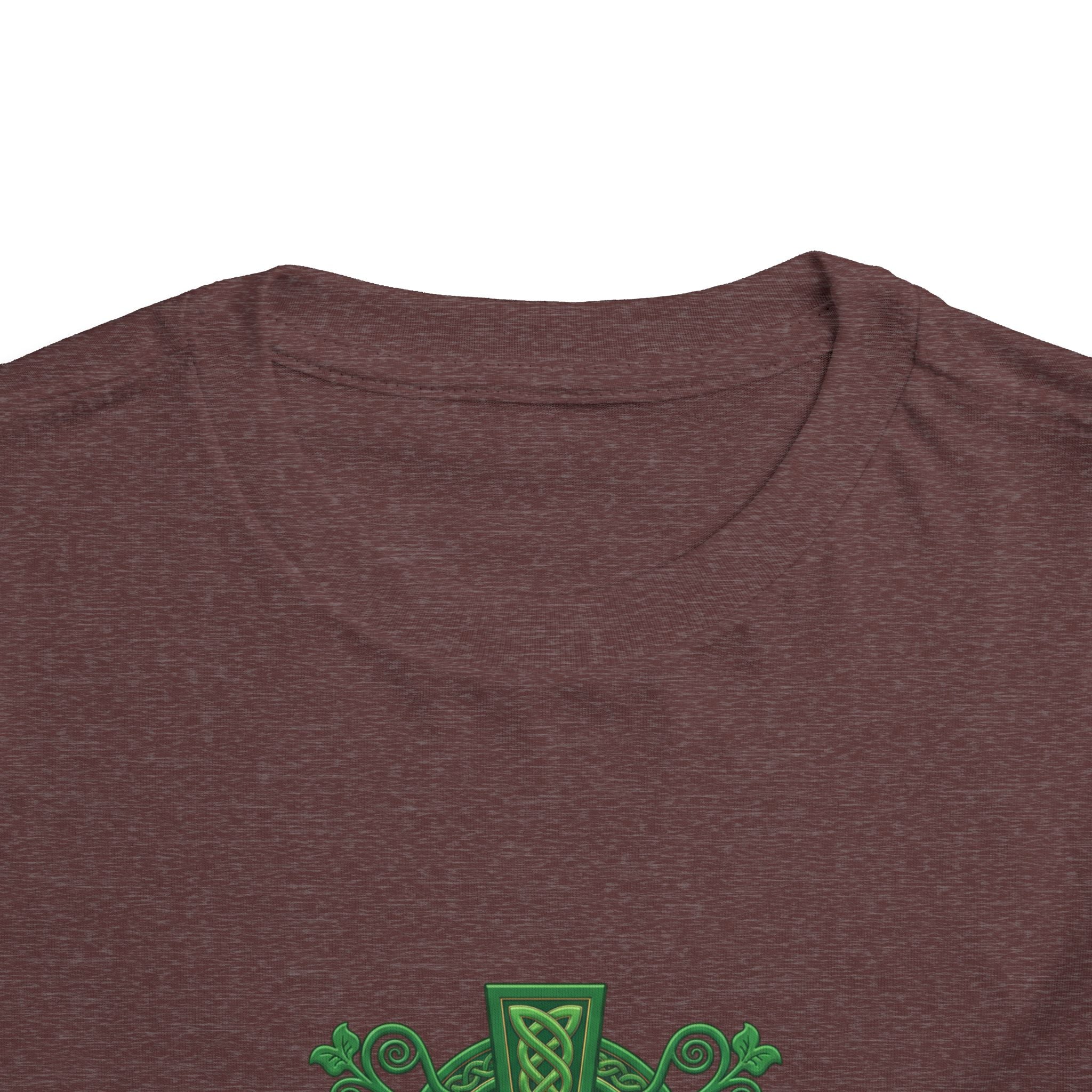 Toddler Tee — Green Celtic Cross Graphic (St. Patrick’s Day)