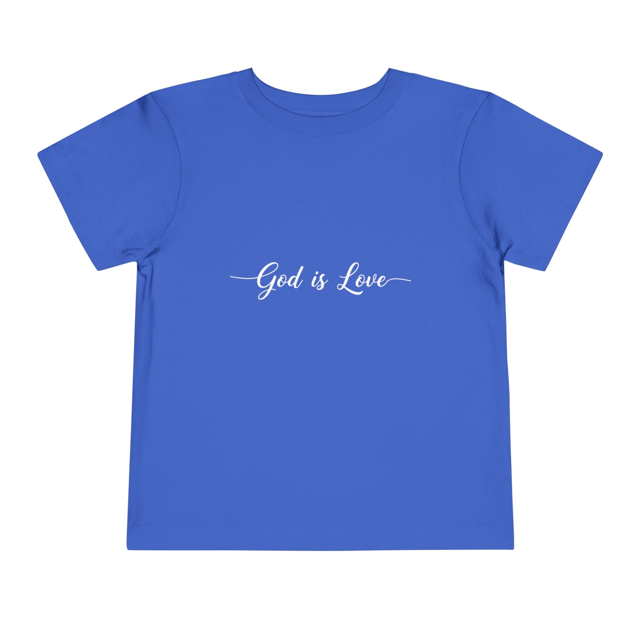 God is Love Toddler Tee — Faith-Based Kids' Short Sleeve Shirt