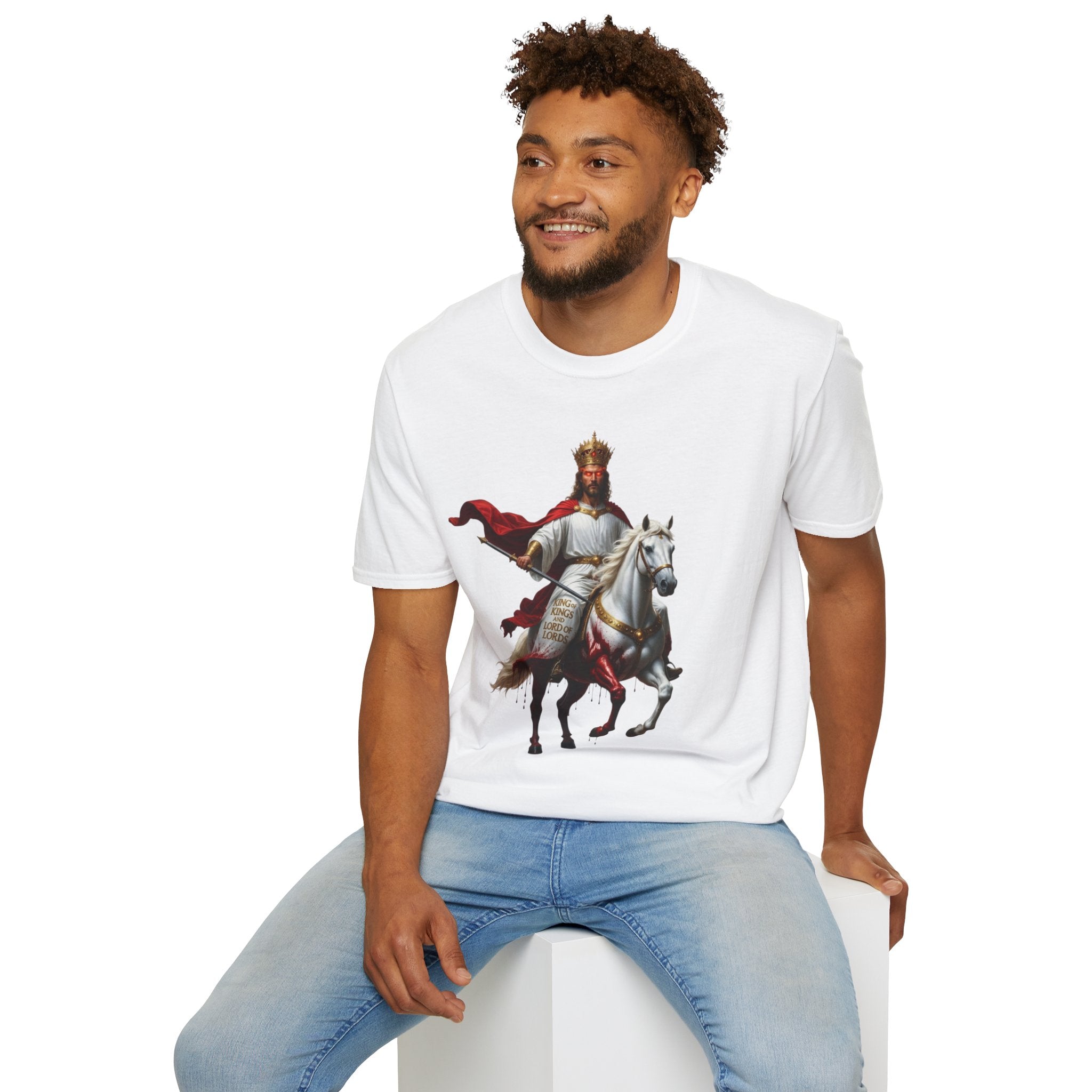 Jesus on a White Horse T-Shirt — Regal Historical Graphic Tee