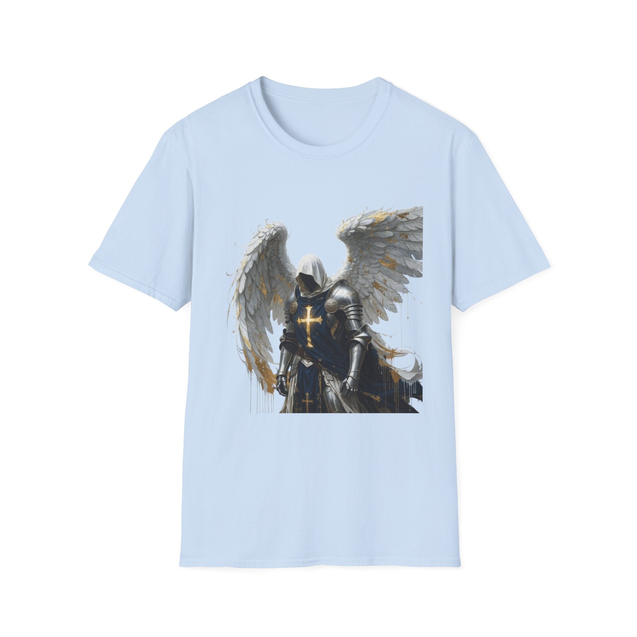 Angel Knight T-Shirt — Gothic Winged Crusader Graphic Tee