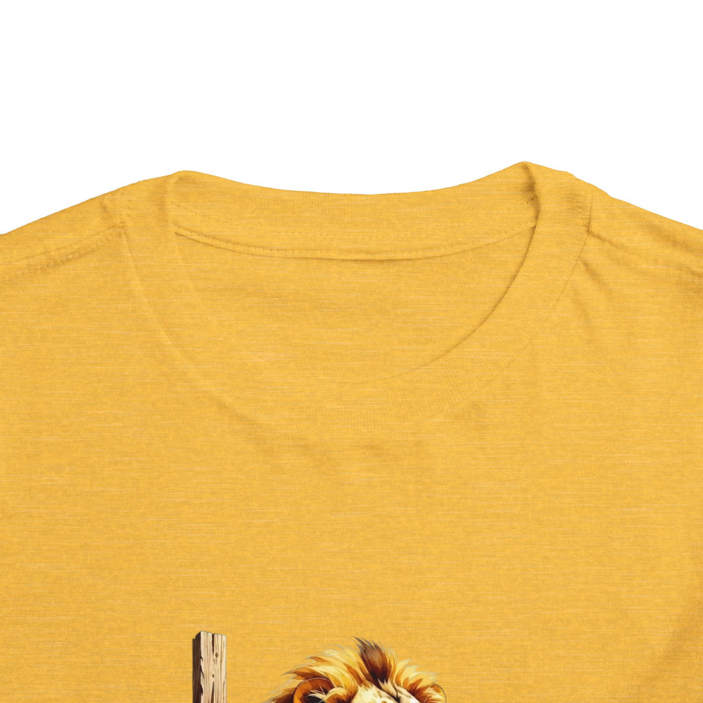 Child of Faith Toddler Tee — Lion & Cross Christian Kids Shirt