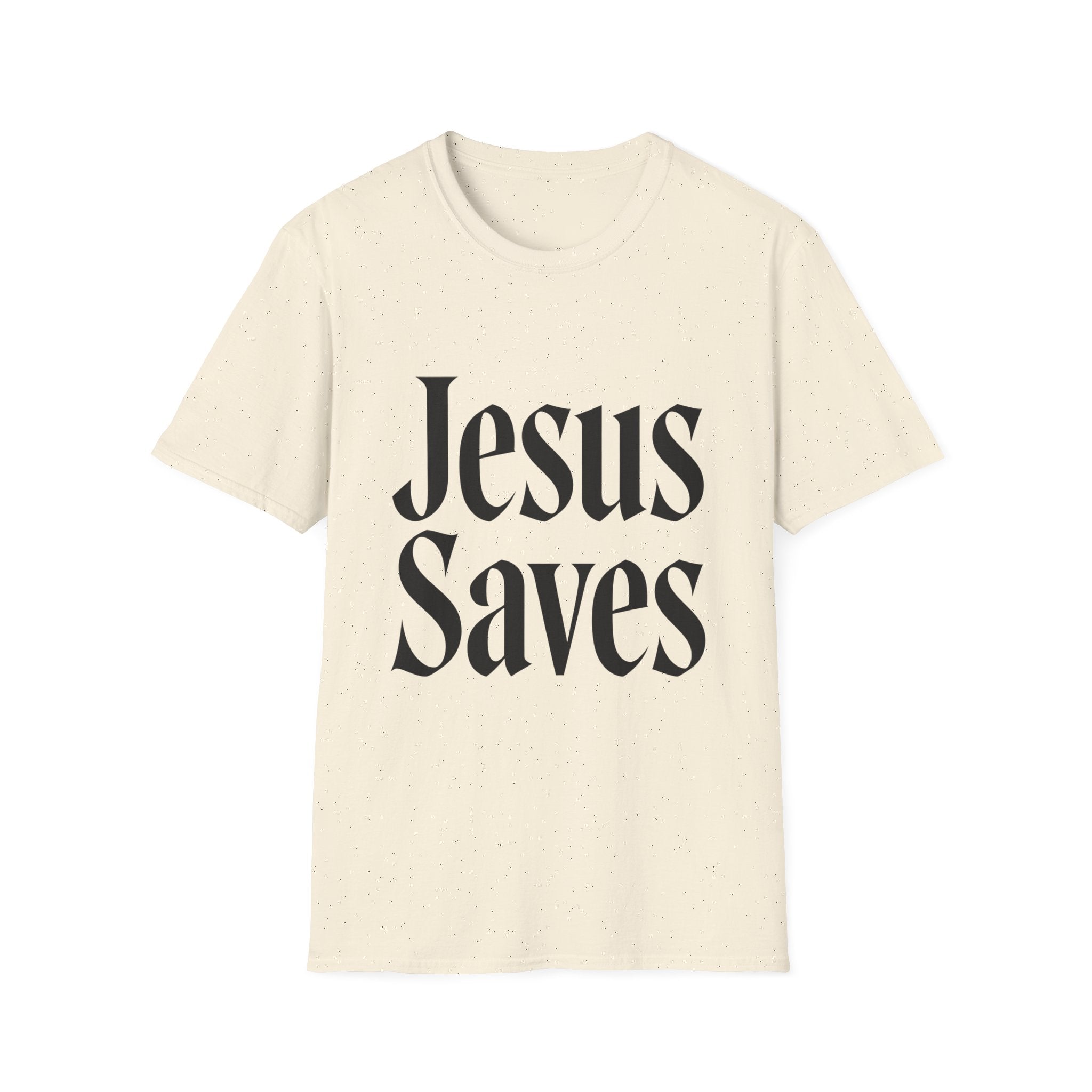 Jesus Saves T-Shirt — Bold Gospel Faith Tee