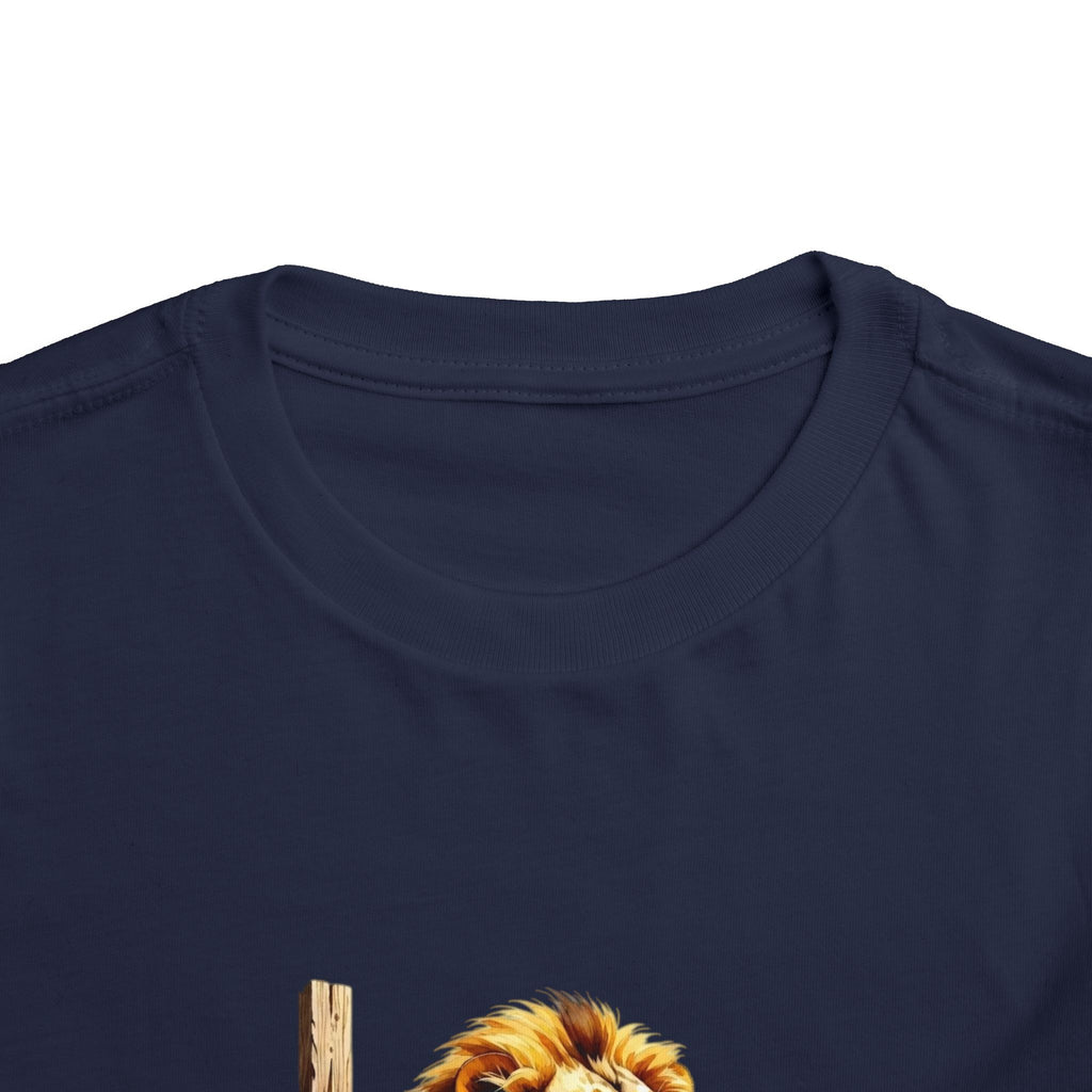 Child of Faith Toddler Tee — Lion & Cross Christian Kids Shirt