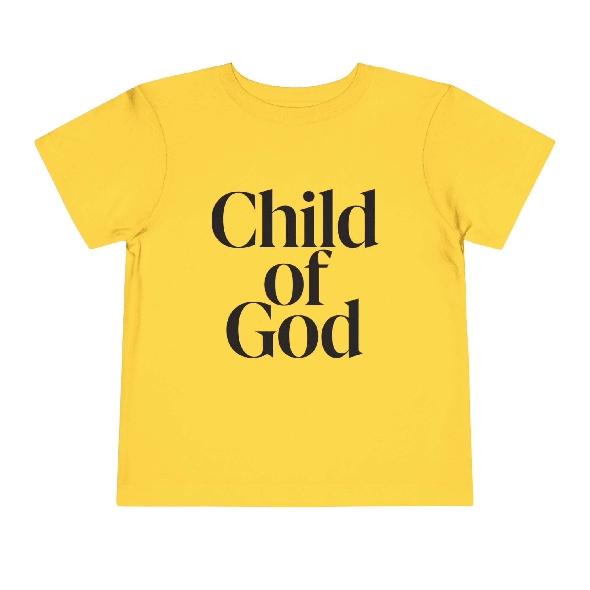 Toddler Tee – "Child of God" Faith Graphic