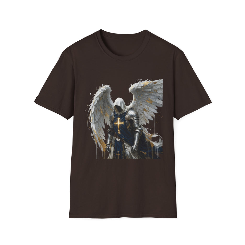 Angel Knight T-Shirt — Gothic Winged Crusader Graphic Tee