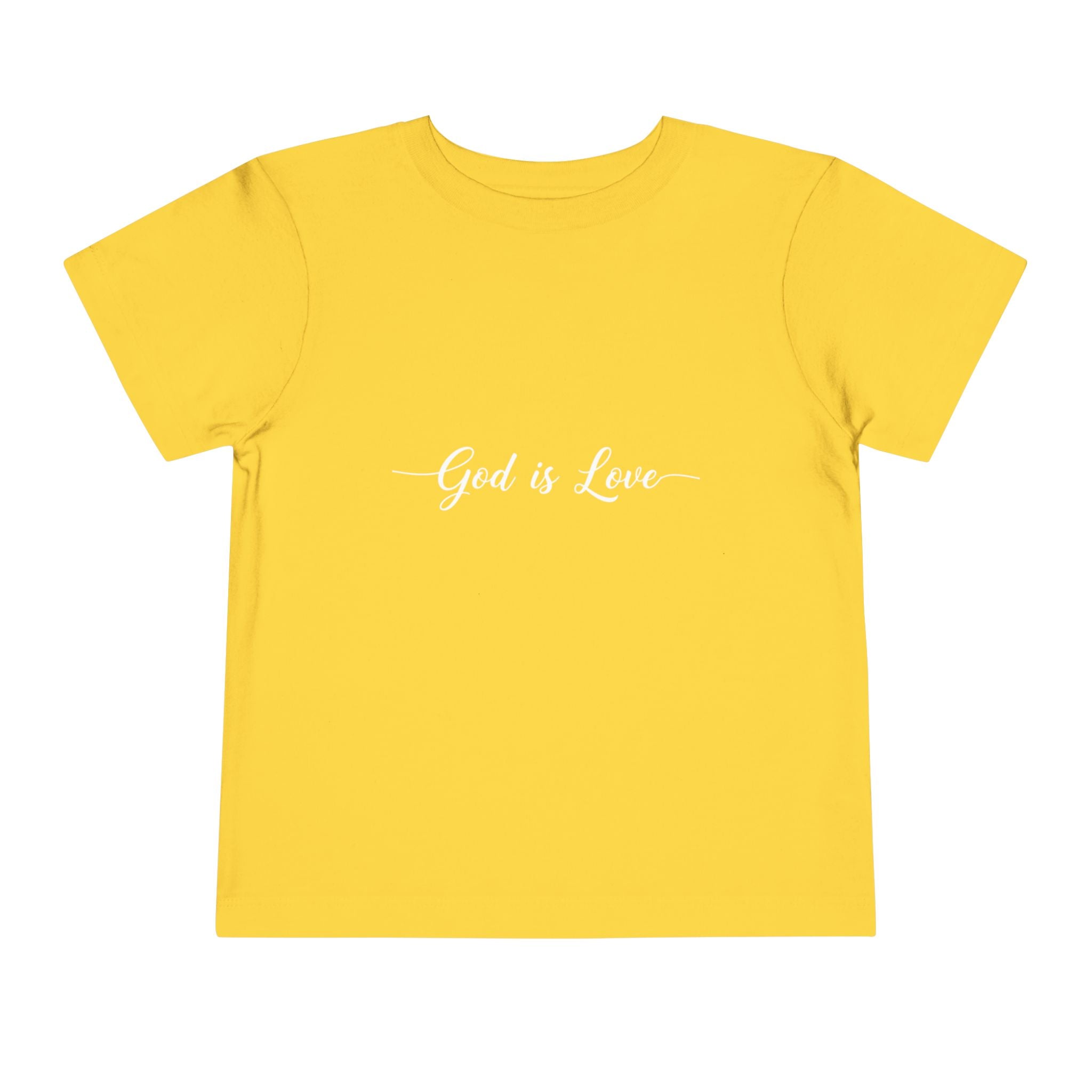 God is Love Toddler Tee — Faith-Based Kids' Short Sleeve Shirt