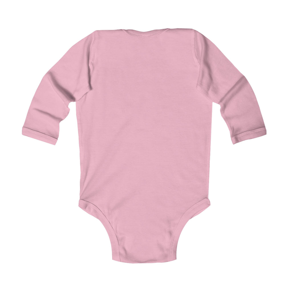 Infant Bodysuit - "God is Love" Long Sleeve Baby Onesie, Religious Christian Newborn Gift