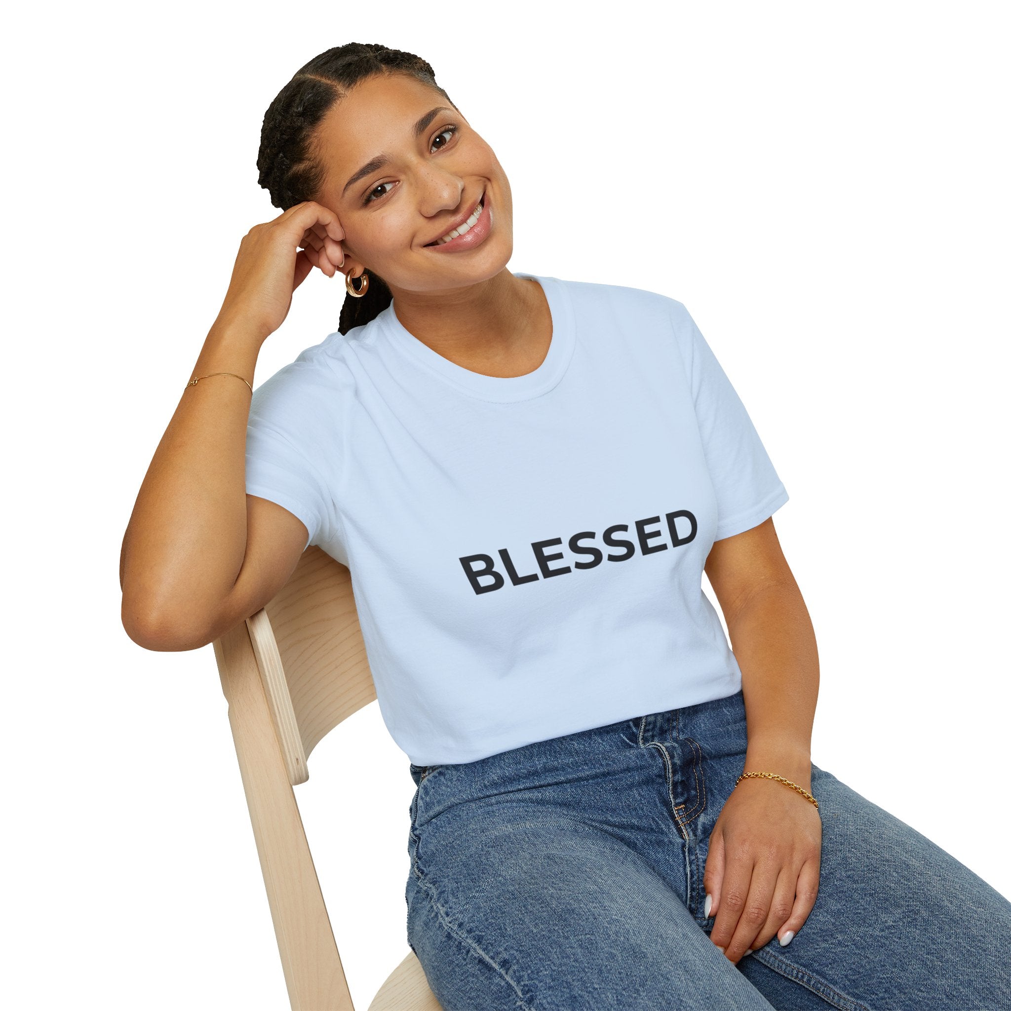 Blessed T-Shirt — Minimal Faith Graphic Tee