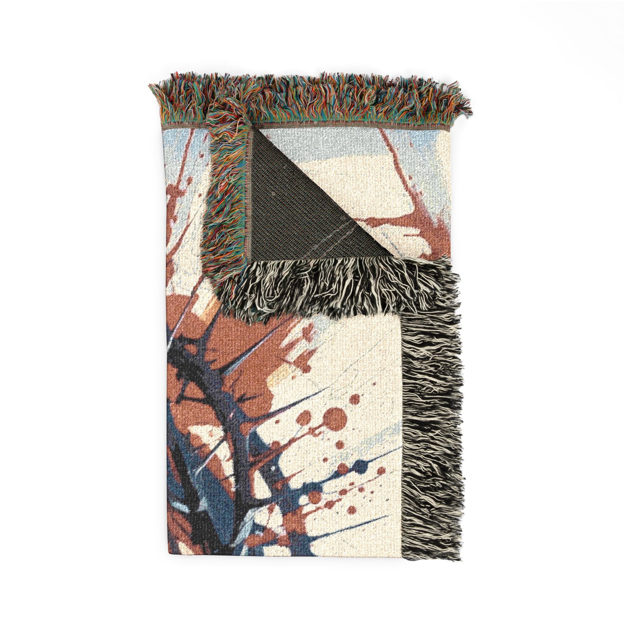 Woven Blanket — Jesus with Crown of Thorns Tapestry Throw (Religious Christian Gift)