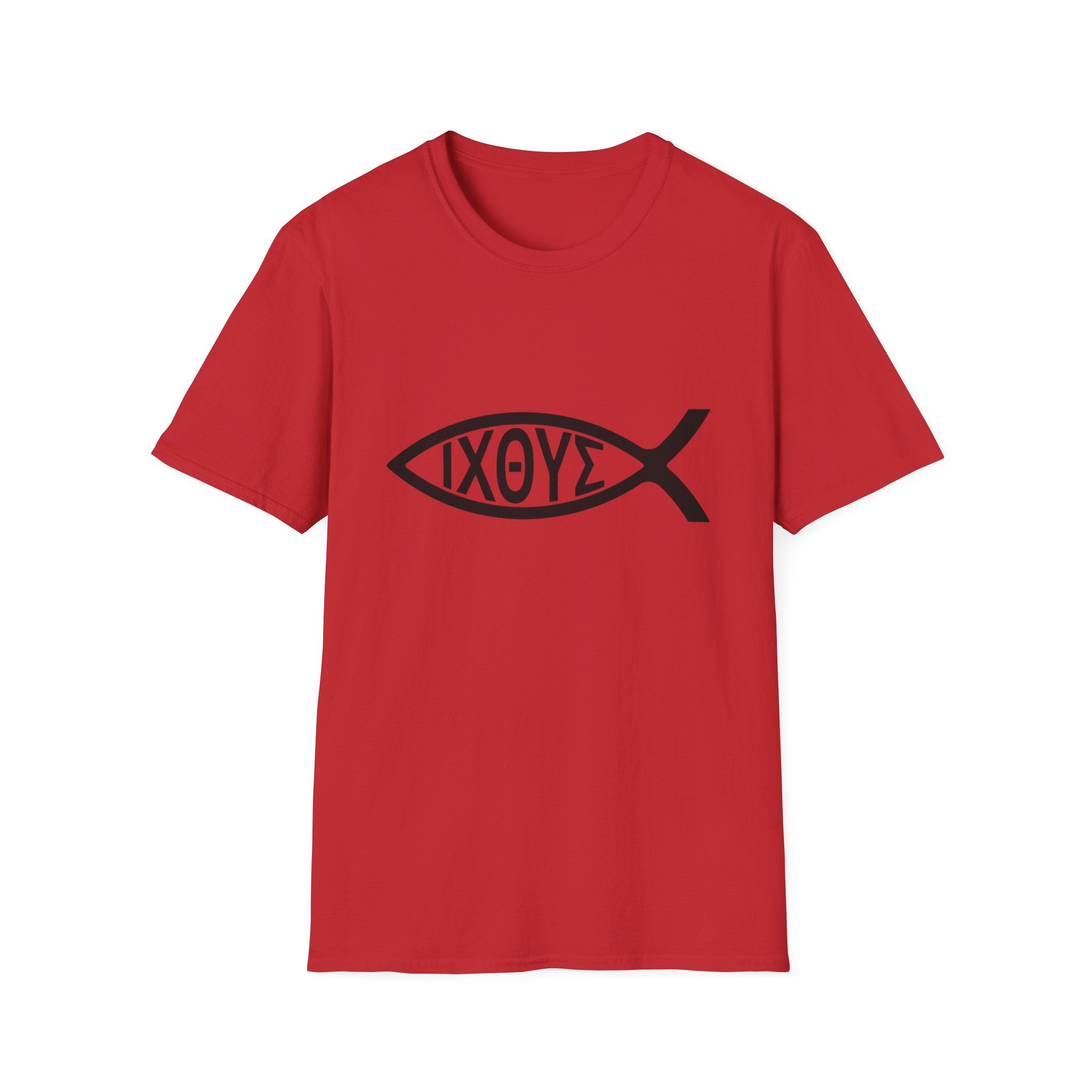 Christian Ichthys Fish T‑Shirt — IXΘΥΣ Symbol Faith Tee