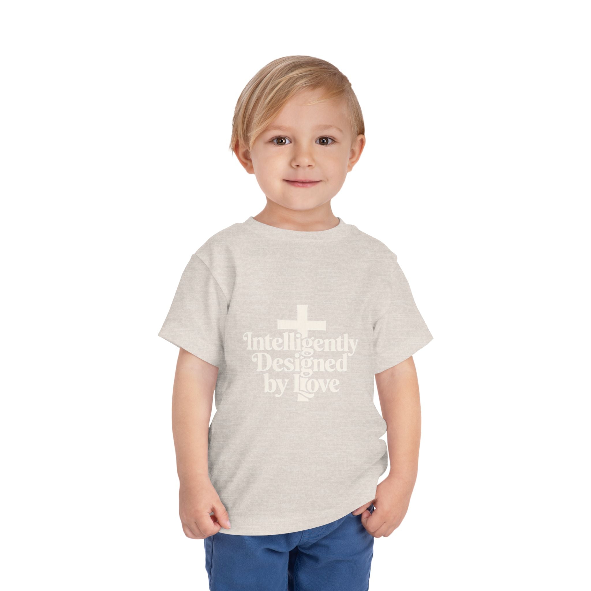 Toddler Tee — "Intelligently Designed by Love" Toddler Shirt
