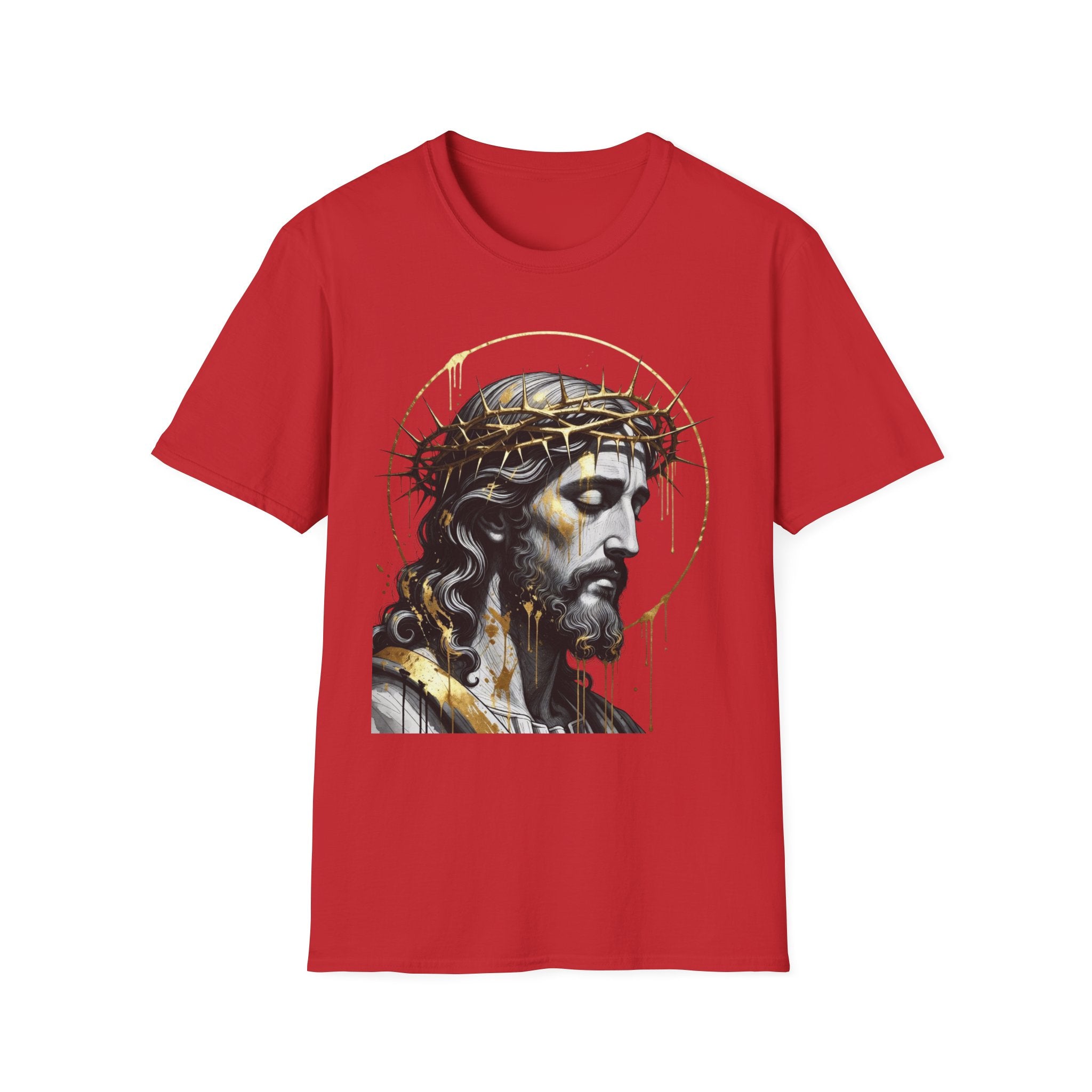 Jesus Portrait T-Shirt — Crown of Thorns Christian Tee