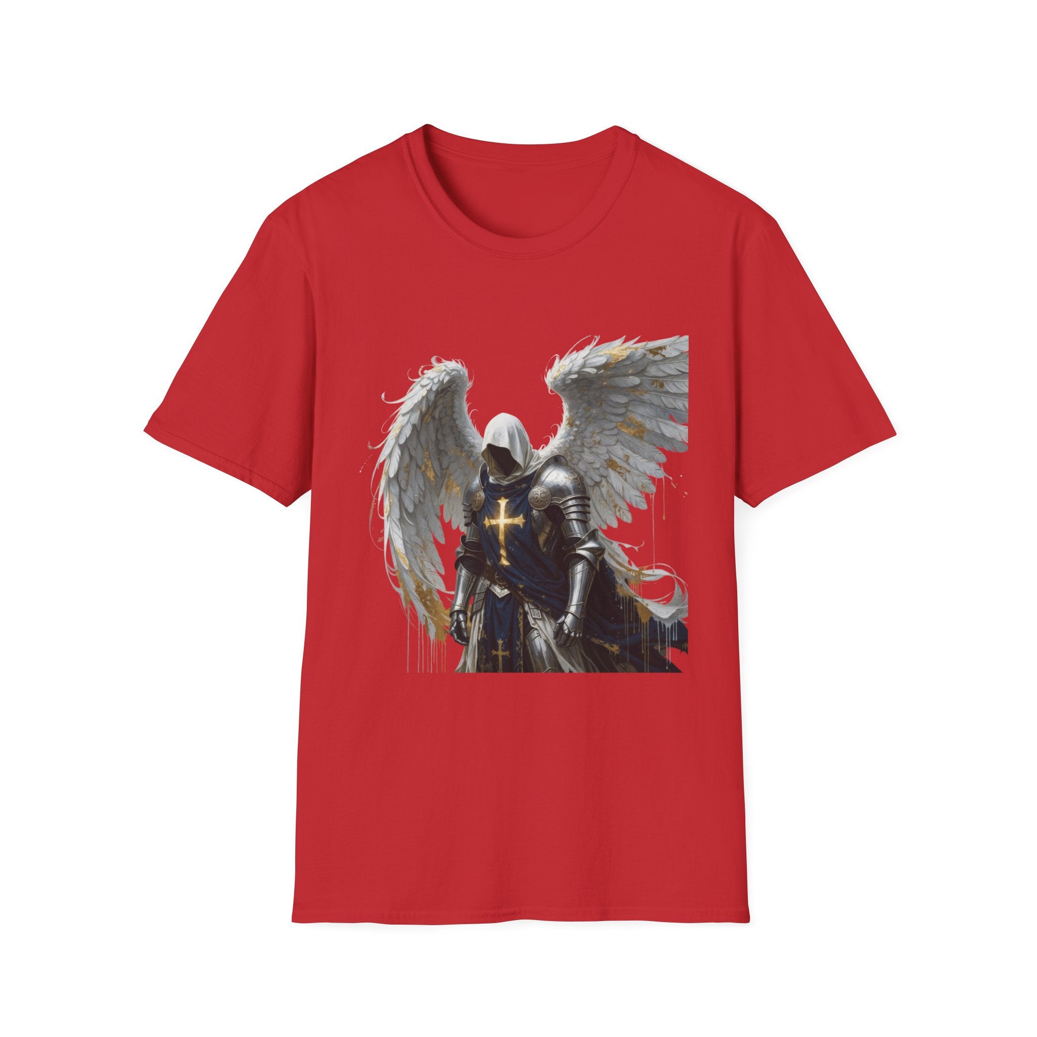 Angel Knight T-Shirt — Gothic Winged Crusader Graphic Tee