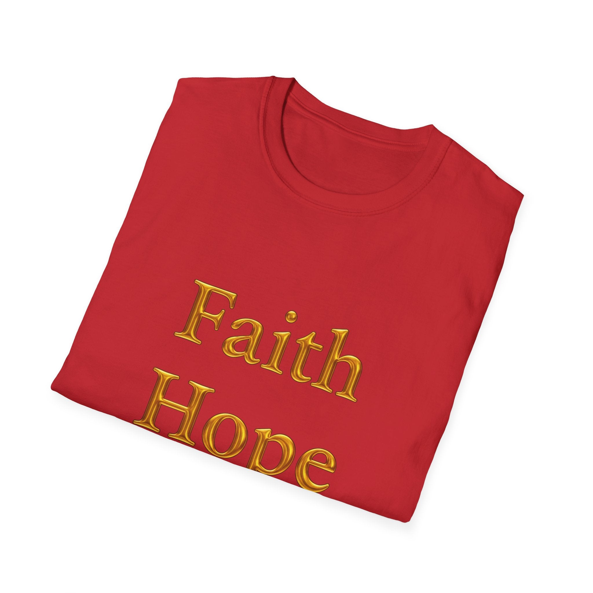 Faith Hope Love T-Shirt — Inspirational Christian Tee