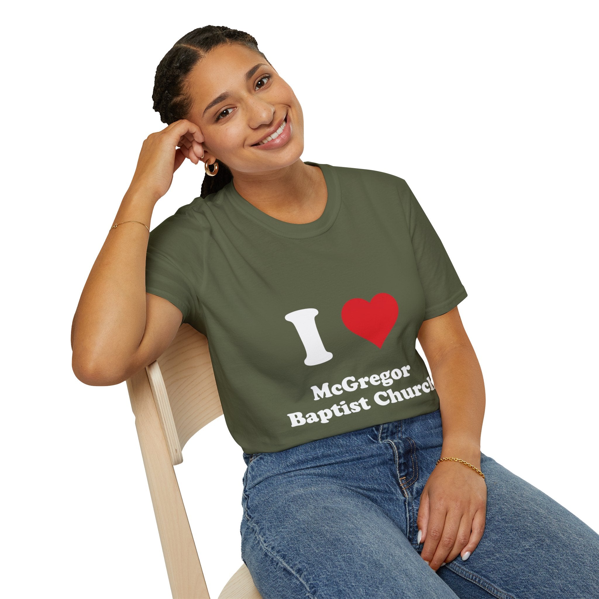 I Heart McGregor Baptist Church T-Shirt — Church Fan Tee