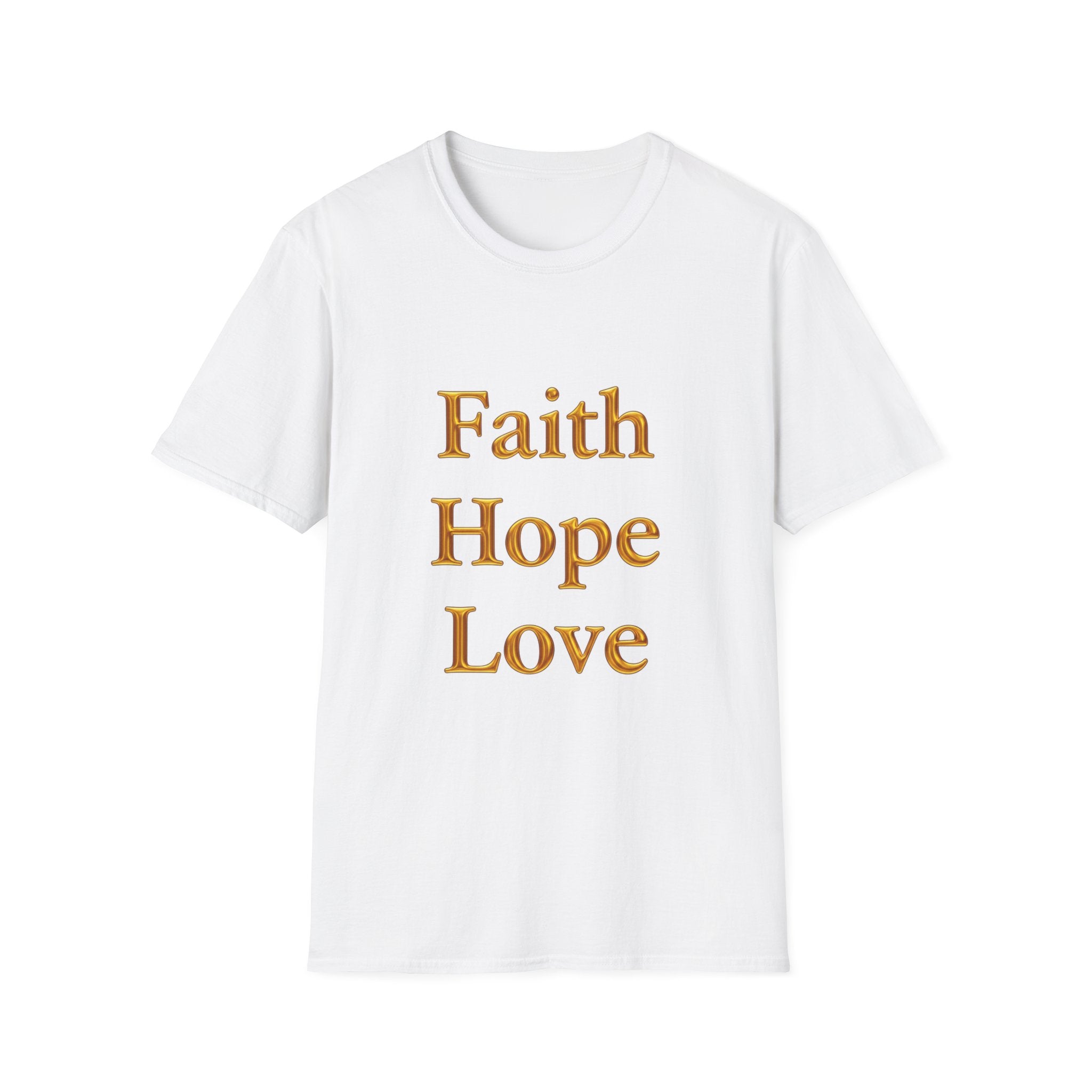Faith Hope Love T-Shirt — Inspirational Christian Tee
