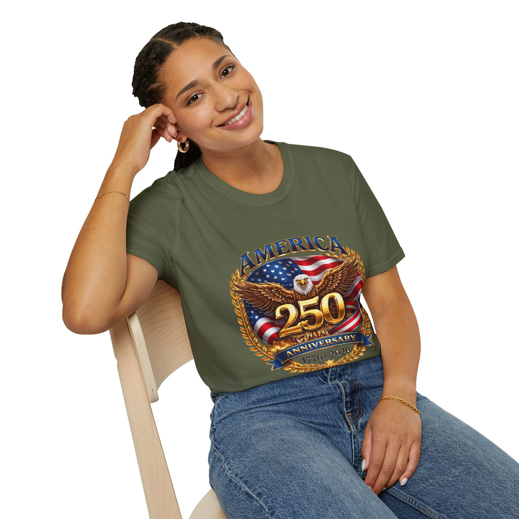 America 250th Anniversary T-Shirt — 1776–2026 Patriotic Eagle Tee