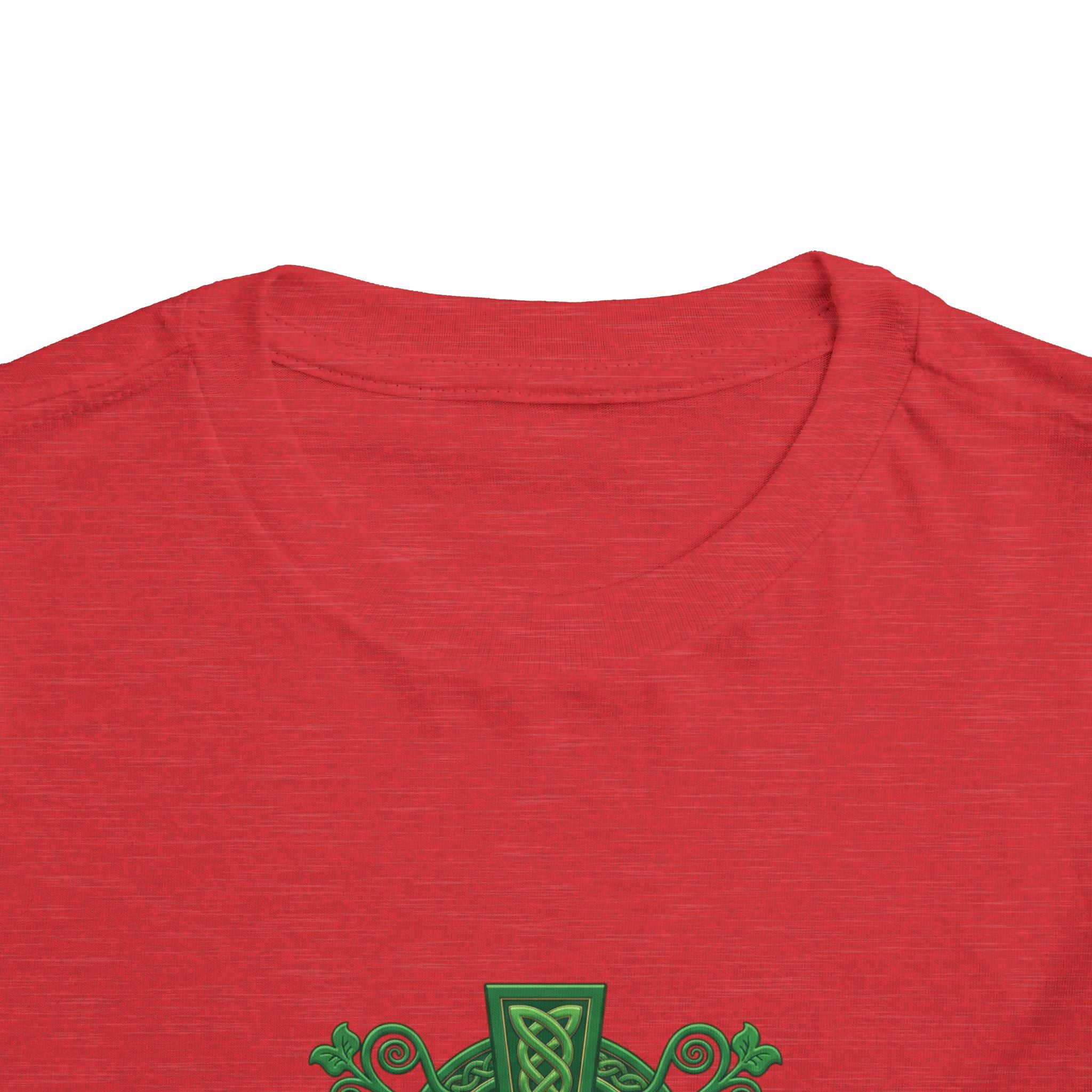Toddler Tee — Green Celtic Cross Graphic (St. Patrick’s Day)