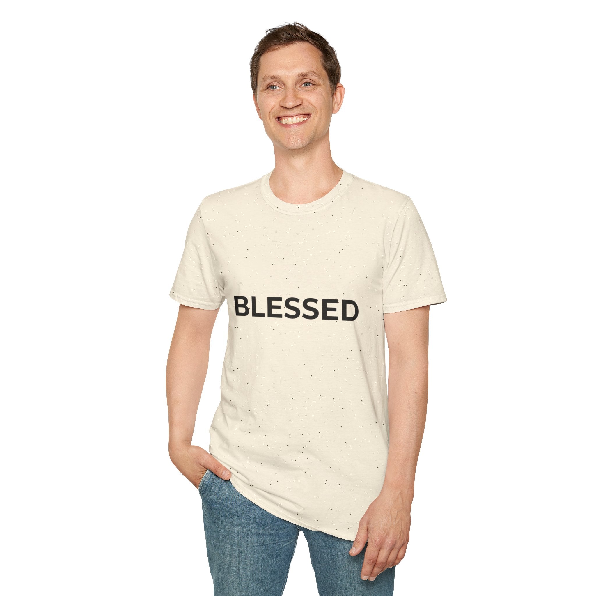 Blessed T-Shirt — Minimal Faith Graphic Tee