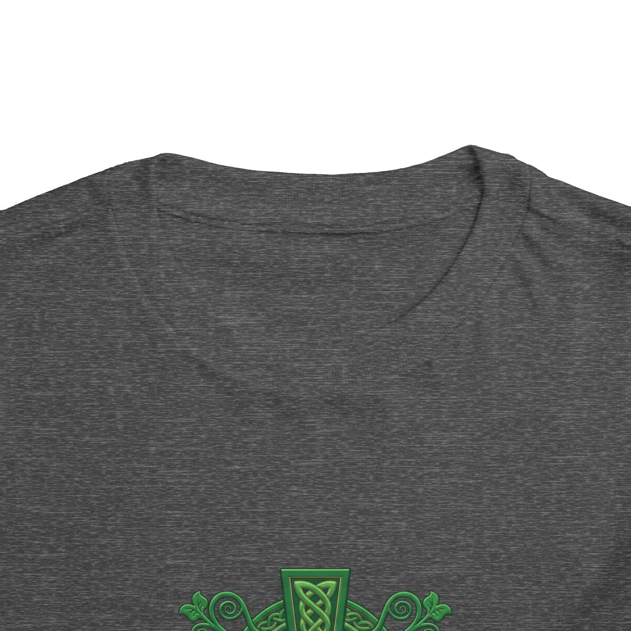 Toddler Tee — Green Celtic Cross Graphic (St. Patrick’s Day)