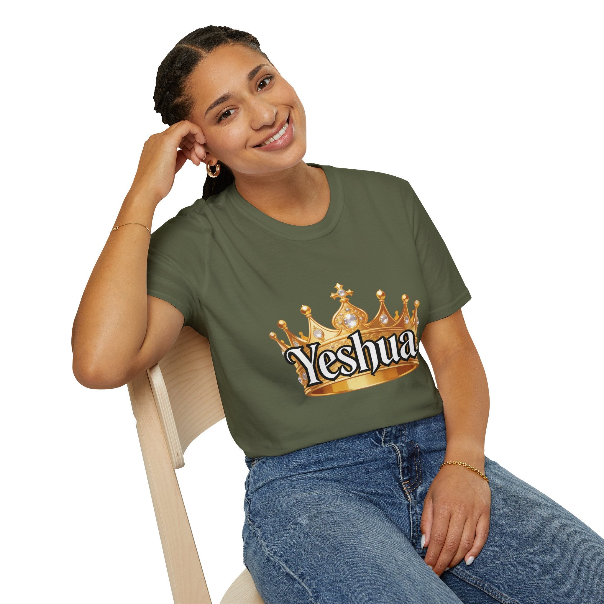 Yeshua Crown T-Shirt — Christian Faith Graphic Tee
