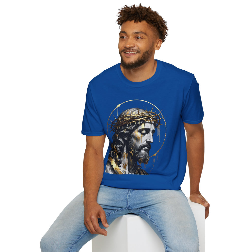 Jesus Portrait T-Shirt — Crown of Thorns Christian Tee
