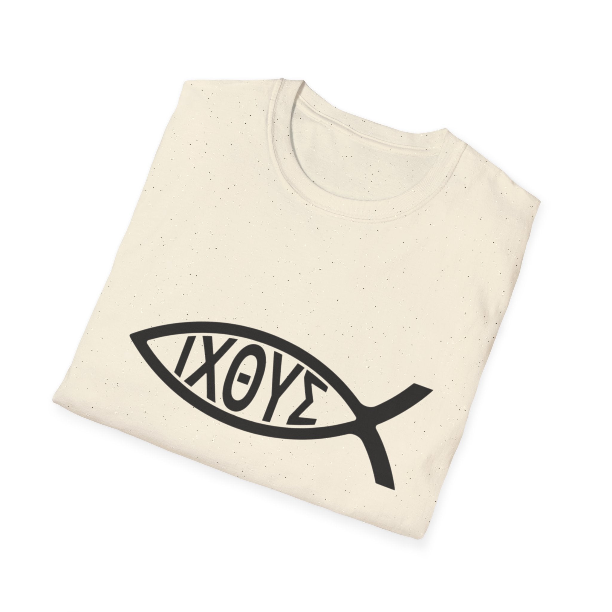 Christian Ichthys Fish T‑Shirt — IXΘΥΣ Symbol Faith Tee