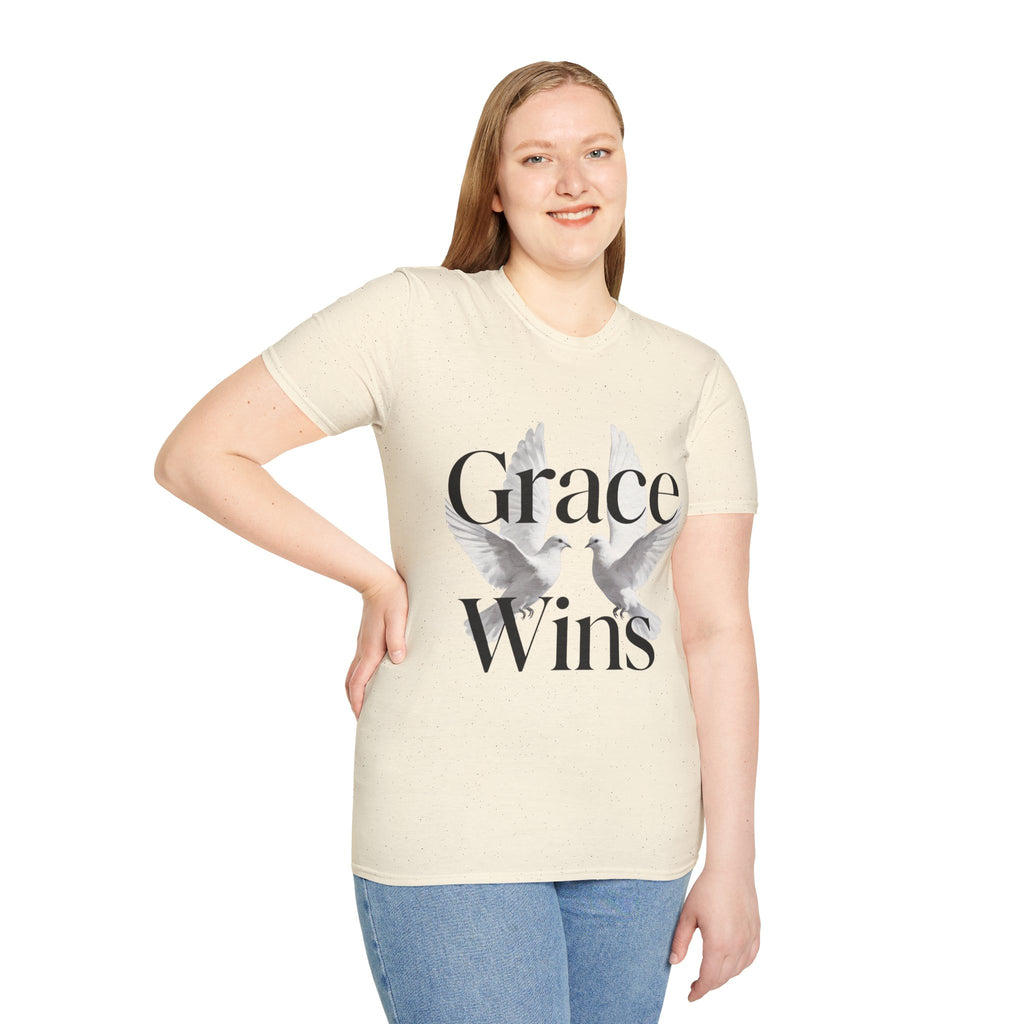 Grace Wins Doves Inspirational faith shirt