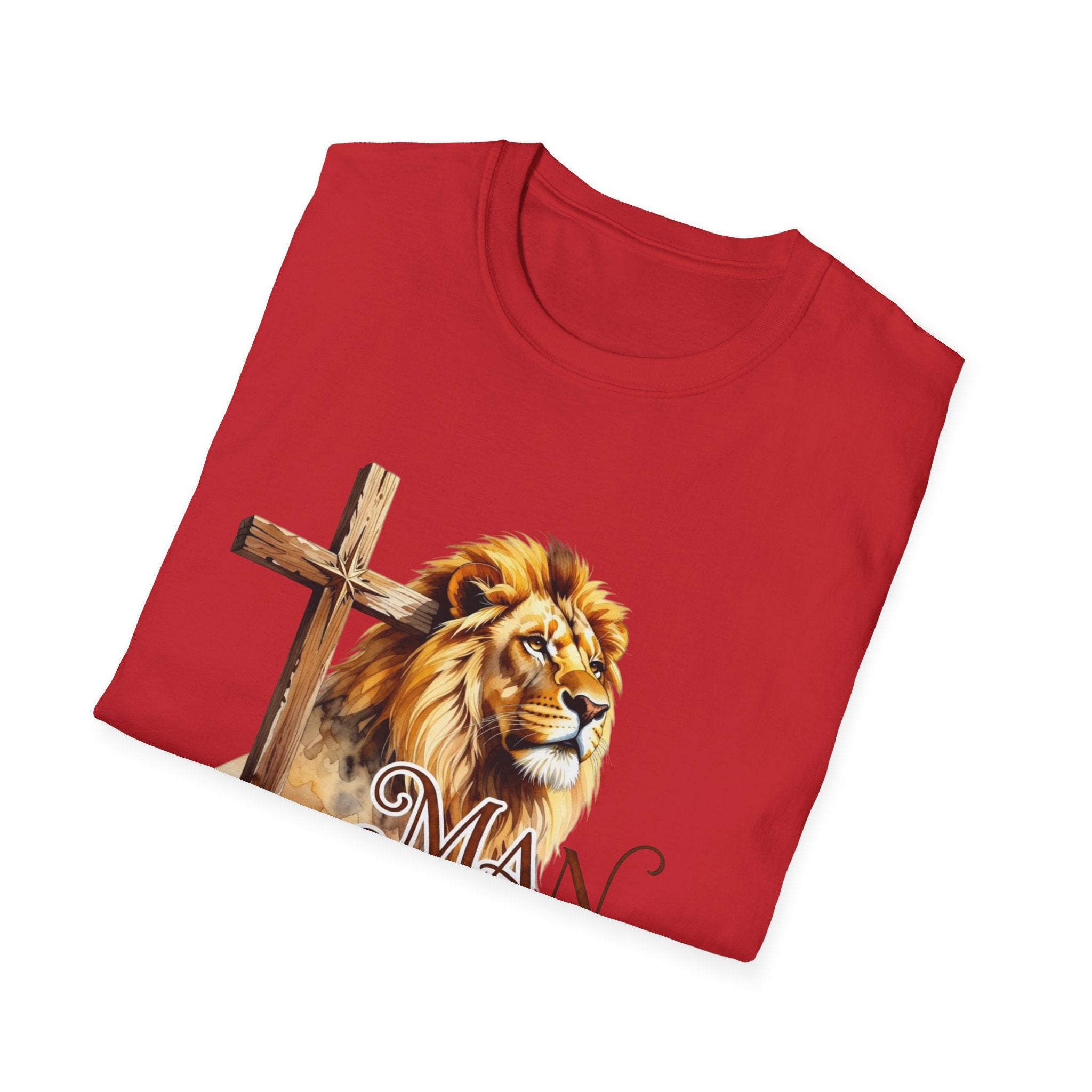 Man of Faith T-Shirt — Lion & Cross Christian Faith Tee