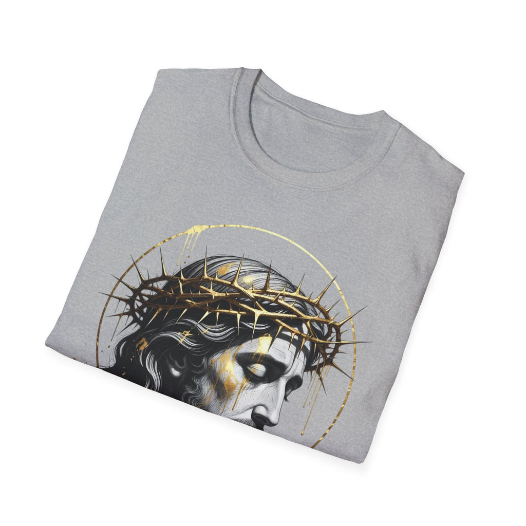 Jesus Portrait T-Shirt — Crown of Thorns Christian Tee