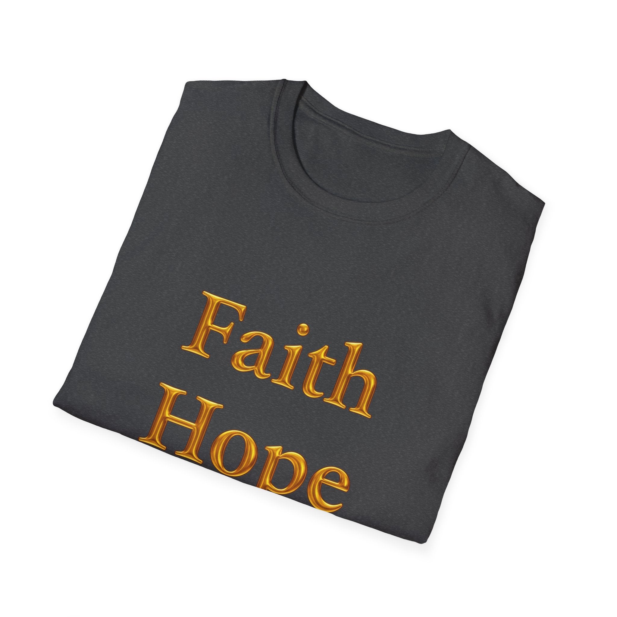 Faith Hope Love T-Shirt — Inspirational Christian Tee