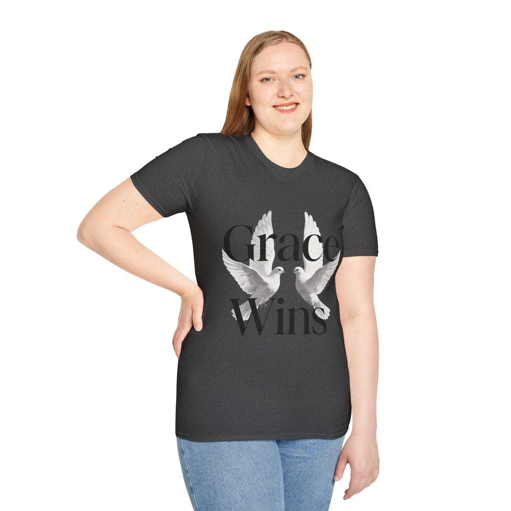 Grace Wins Doves Inspirational faith shirt