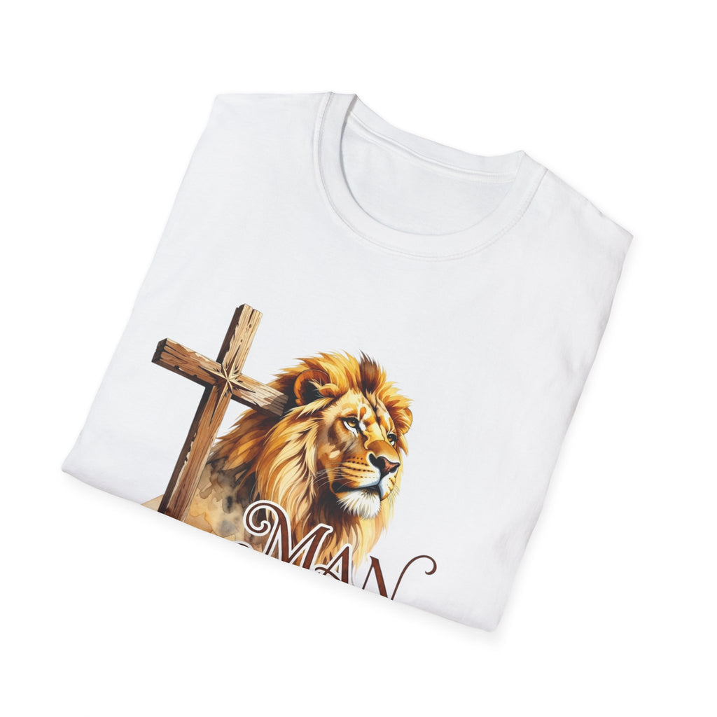 Man of Faith T-Shirt — Lion & Cross Christian Faith Tee