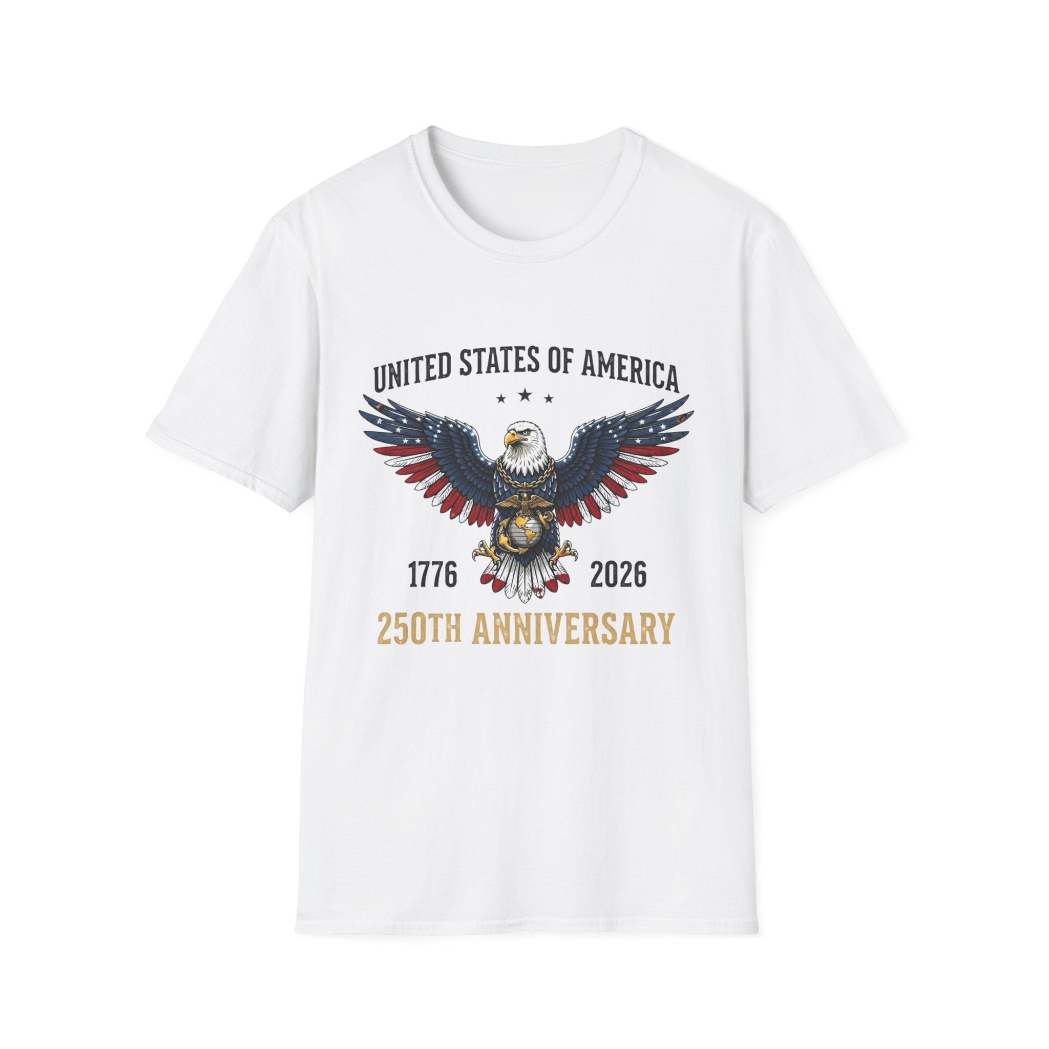 United States of America Eagle T-Shirt — 250th Anniversary 1776–2026 Patriotic Tee