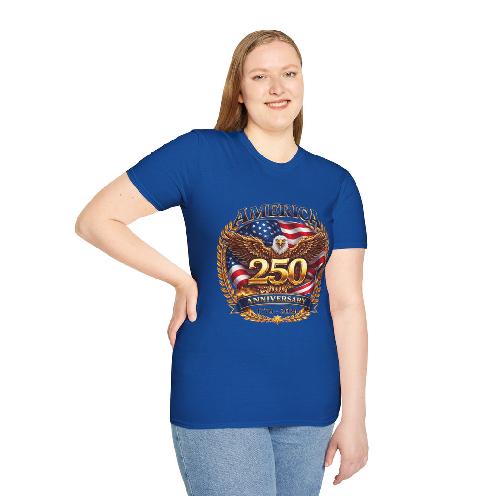 America 250th Anniversary T-Shirt — 1776–2026 Patriotic Eagle Tee